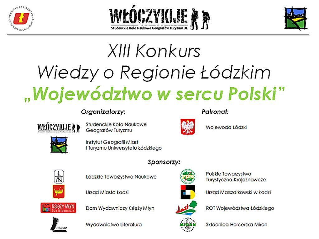 XIII Konkurs Województwo w Sercu Polski